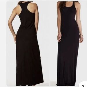 Johnny Was Calme maxi dress racer back Black Size XS NWT